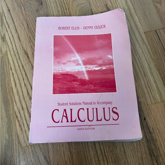 Student Solutions Manual to Accompany Calculus 6th Edition Textbook - Picture 1 of 3